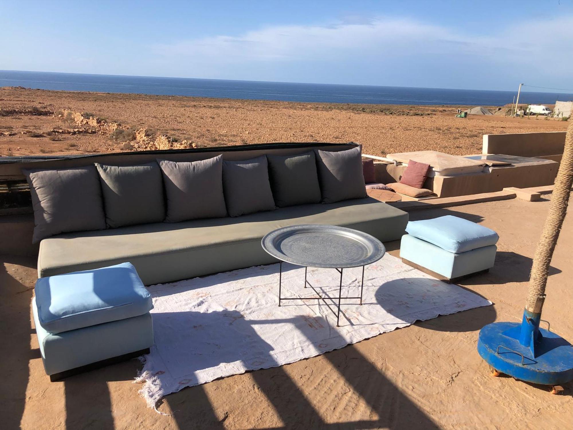 Les Etoiles Du Ksar Hotel Mirleft Bagian luar foto