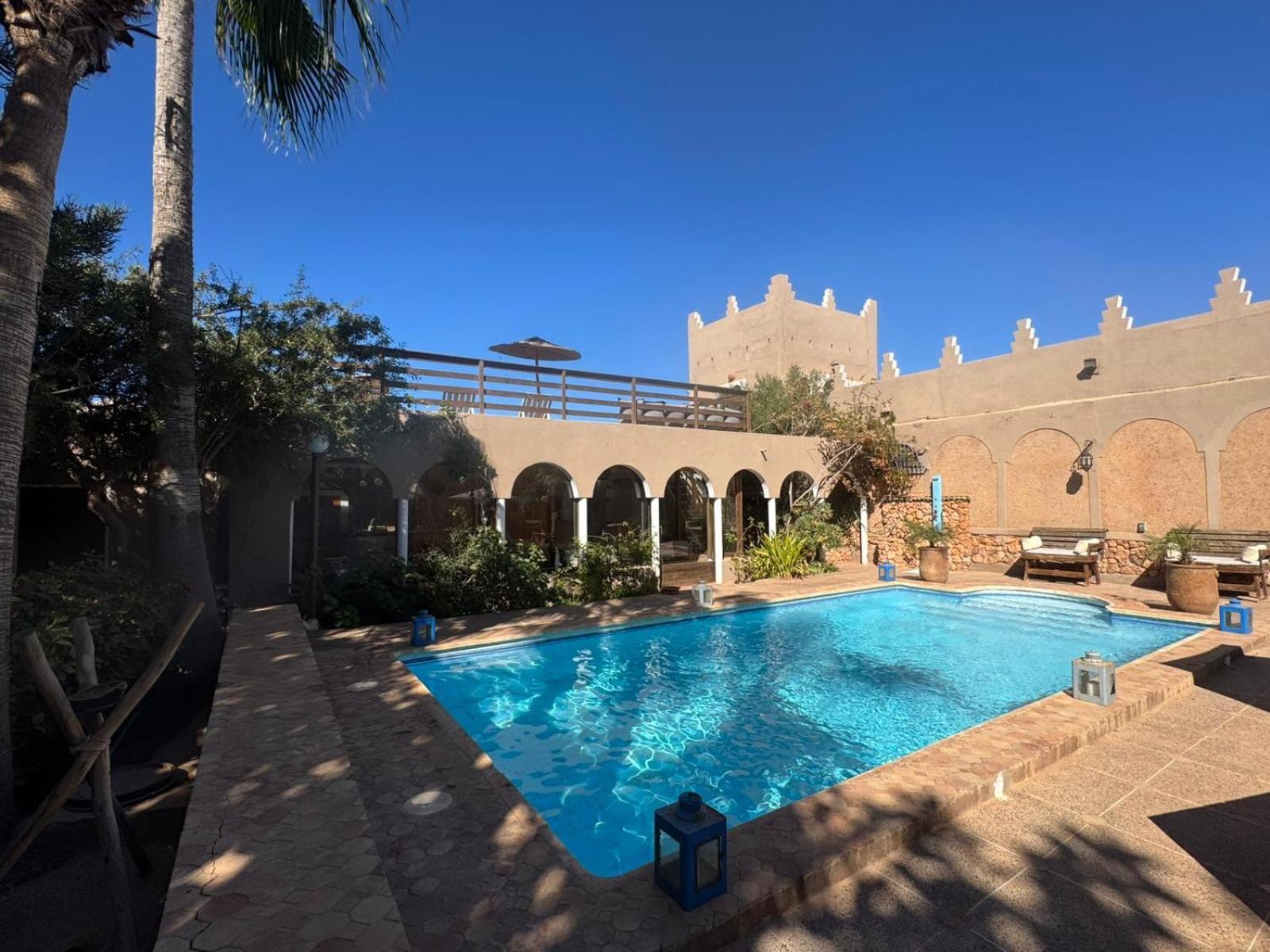 Les Etoiles Du Ksar Hotel Mirleft Bagian luar foto