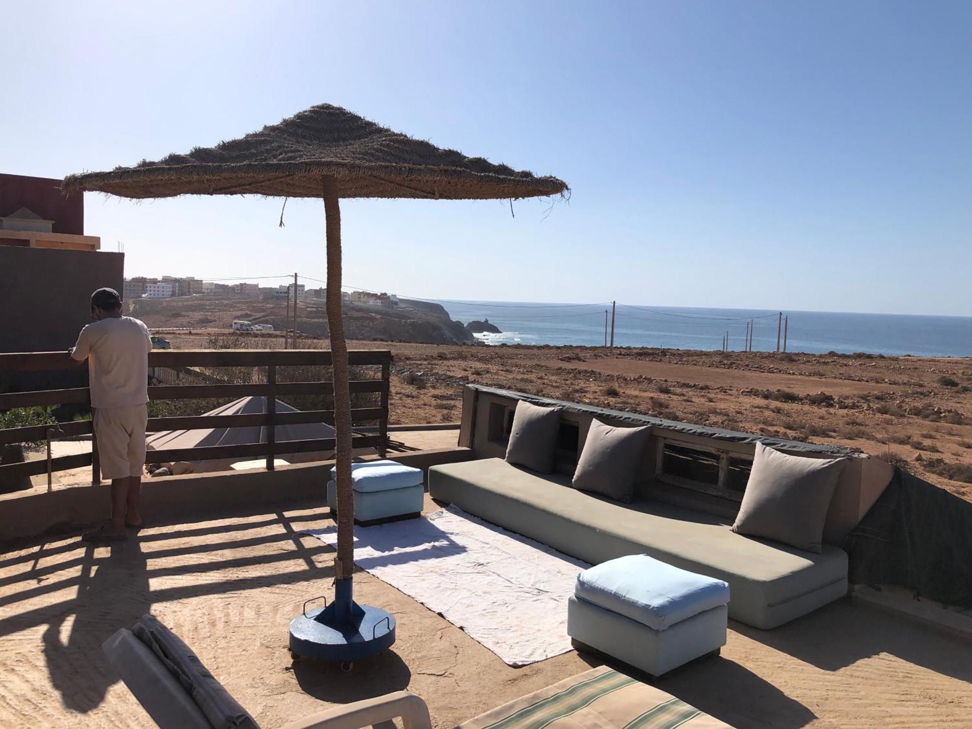 Les Etoiles Du Ksar Hotel Mirleft Bagian luar foto