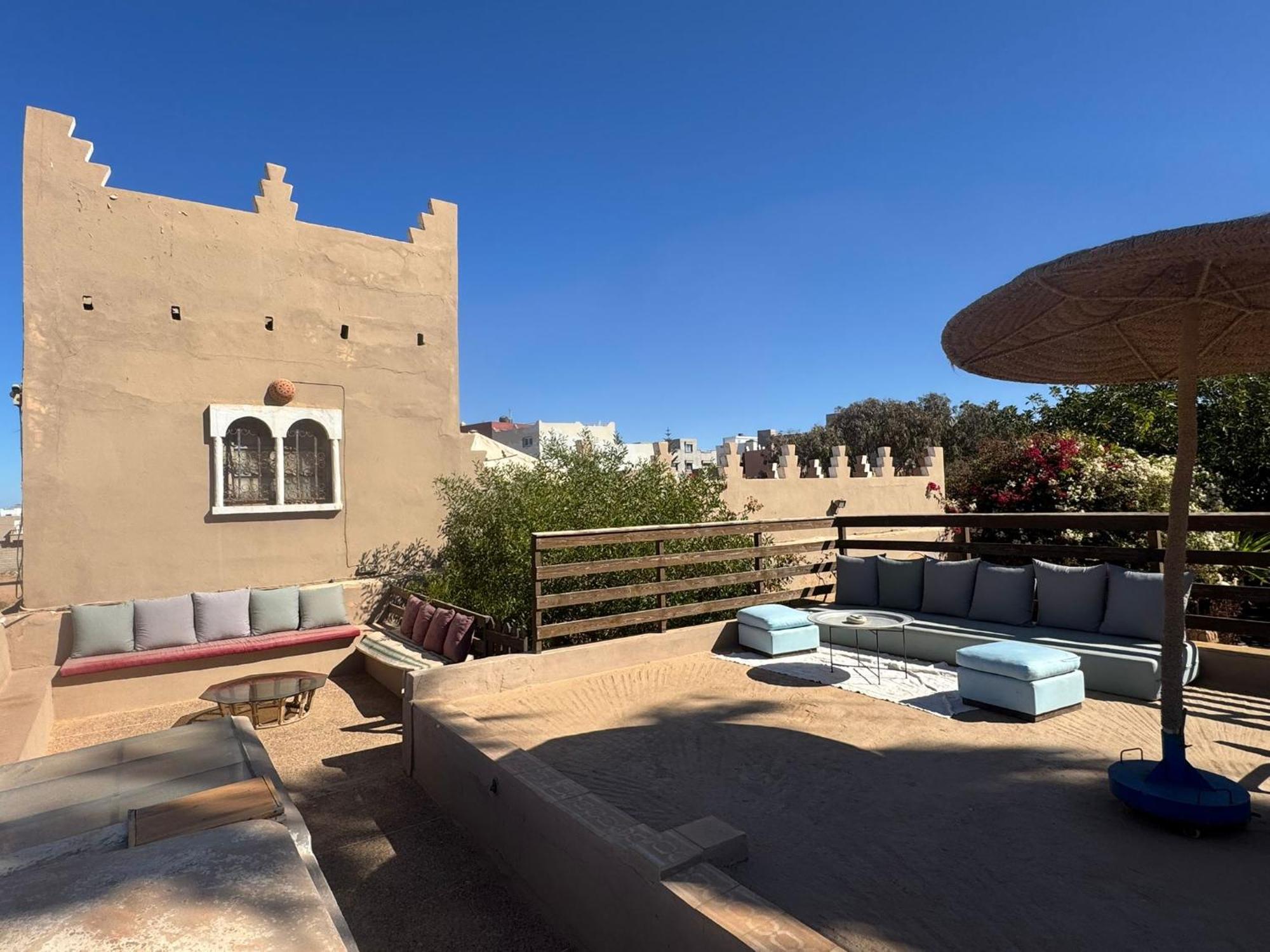 Les Etoiles Du Ksar Hotel Mirleft Bagian luar foto